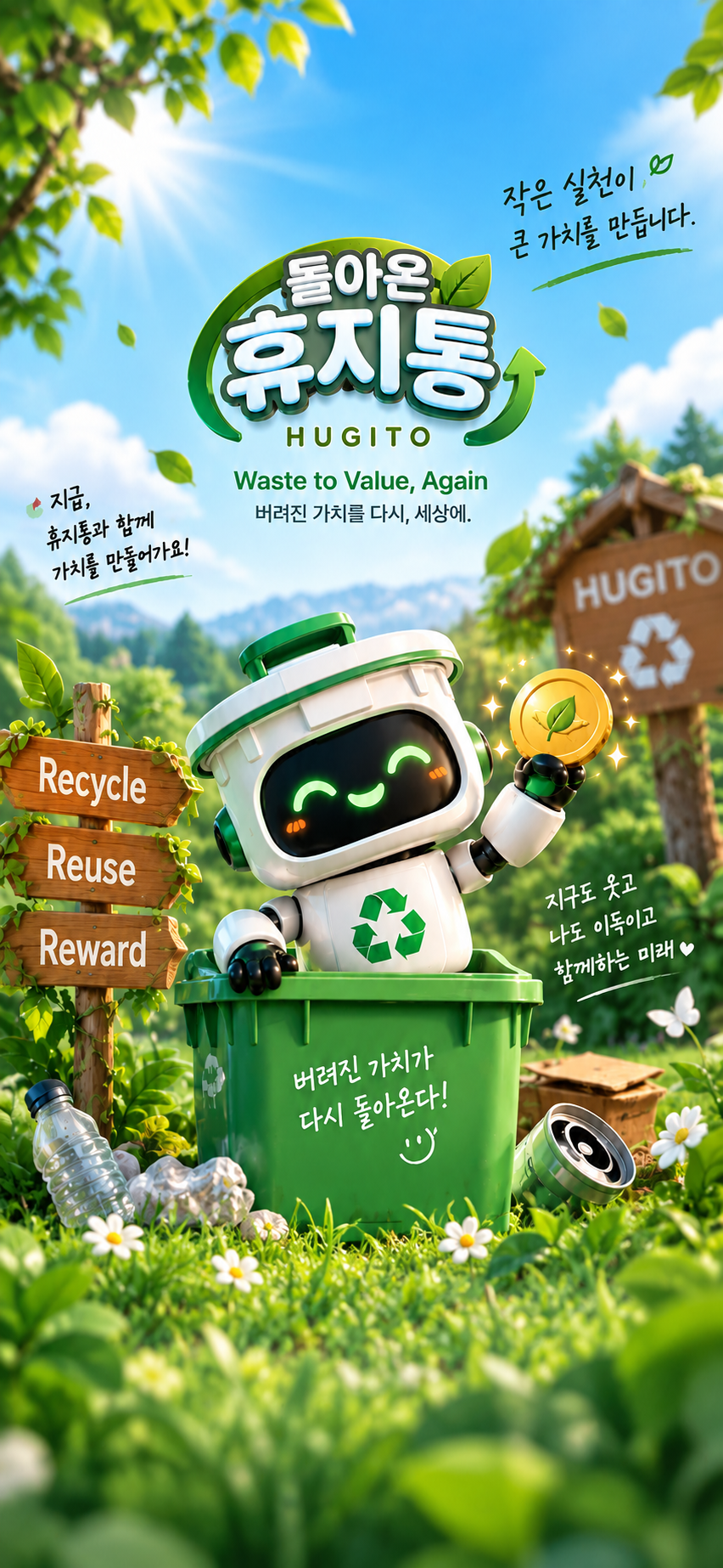 휴지통 HUGITO